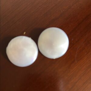 Elegant White Button Set